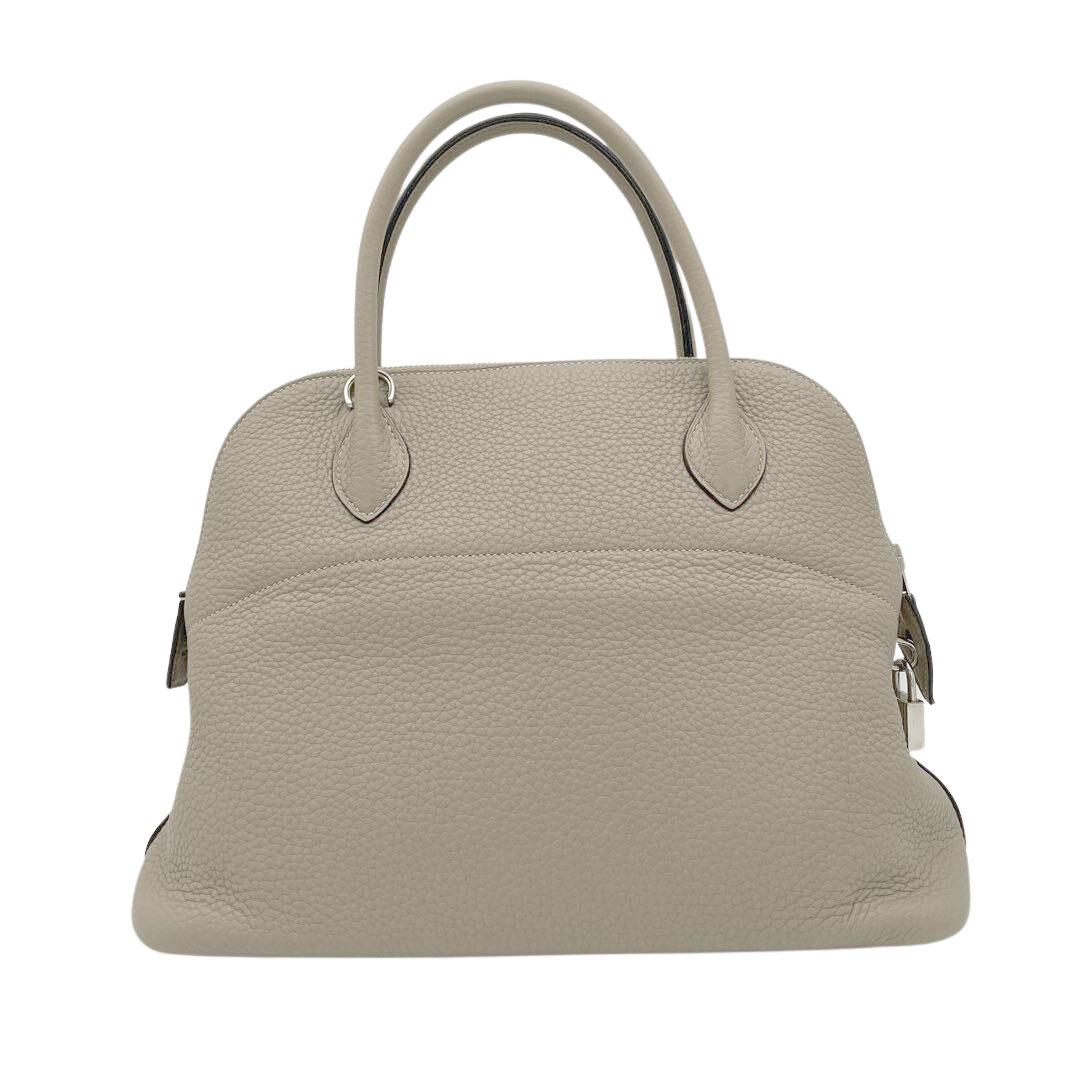 HERMES エルメス ボリード31 2WAYハンドバッグ トリヨンクレマンス トゥルティールグレー シルバー金具 □N刻印