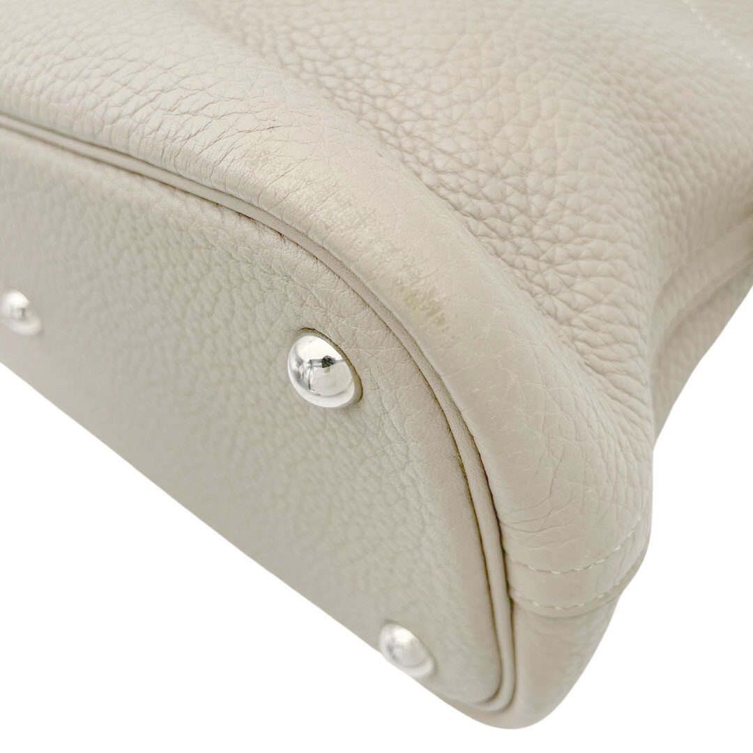HERMES エルメス ボリード31 2WAYハンドバッグ トリヨンクレマンス トゥルティールグレー シルバー金具 □N刻印