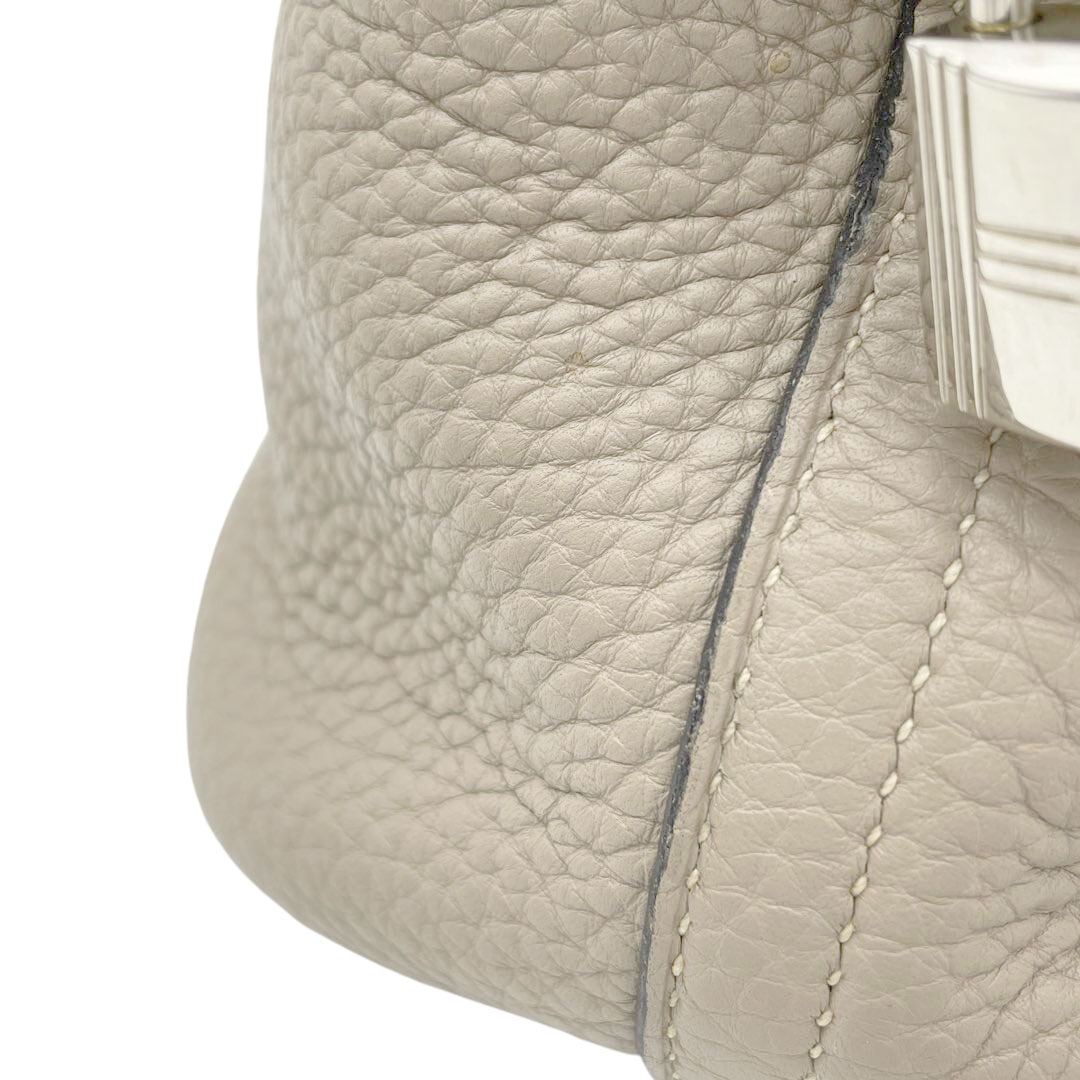 HERMES エルメス ボリード31 2WAYハンドバッグ トリヨンクレマンス トゥルティールグレー シルバー金具 □N刻印