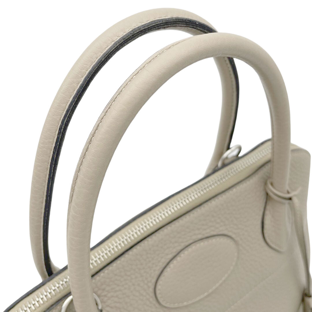 HERMES エルメス ボリード31 2WAYハンドバッグ トリヨンクレマンス トゥルティールグレー シルバー金具 □N刻印