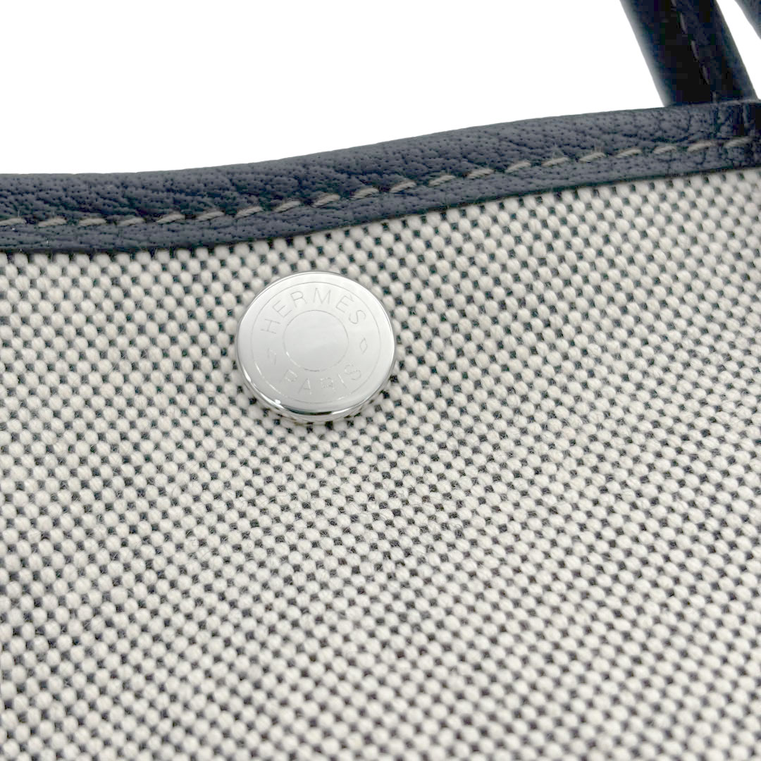 HERMES エルメス トートバッグ ガーデンパーティTPM トワル