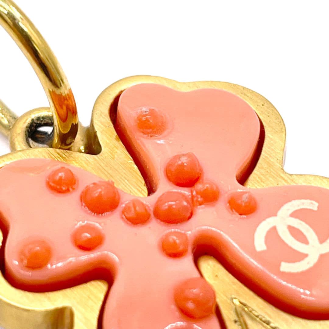 CHANEL シャネル フープピアス ココマーク クローバーモチーフ
