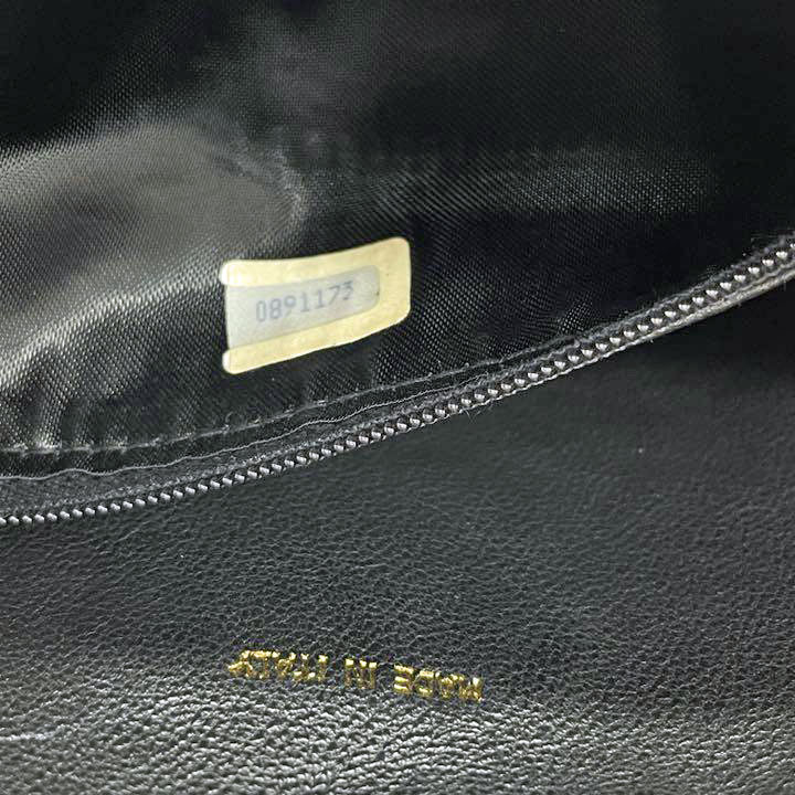 CHANEL シャネル チェーンショルダーバッグ フリンジ ココマーク ラムスキン ブラック ゴールド金具 0番台