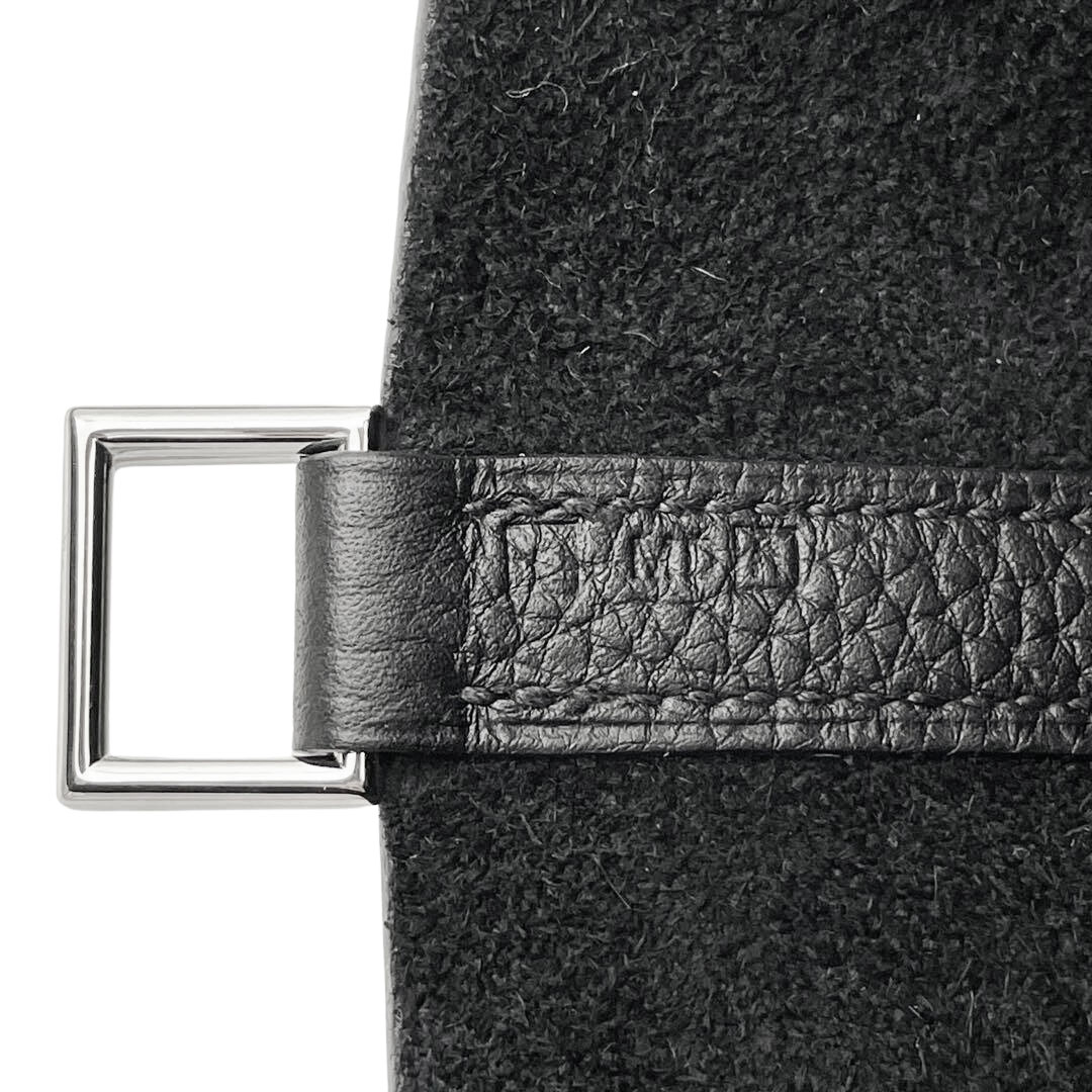 HERMES エルメス ハンドバッグ ピコタンロックMM トリヨンクレマンス ノワール/シルバー金具 □R刻印