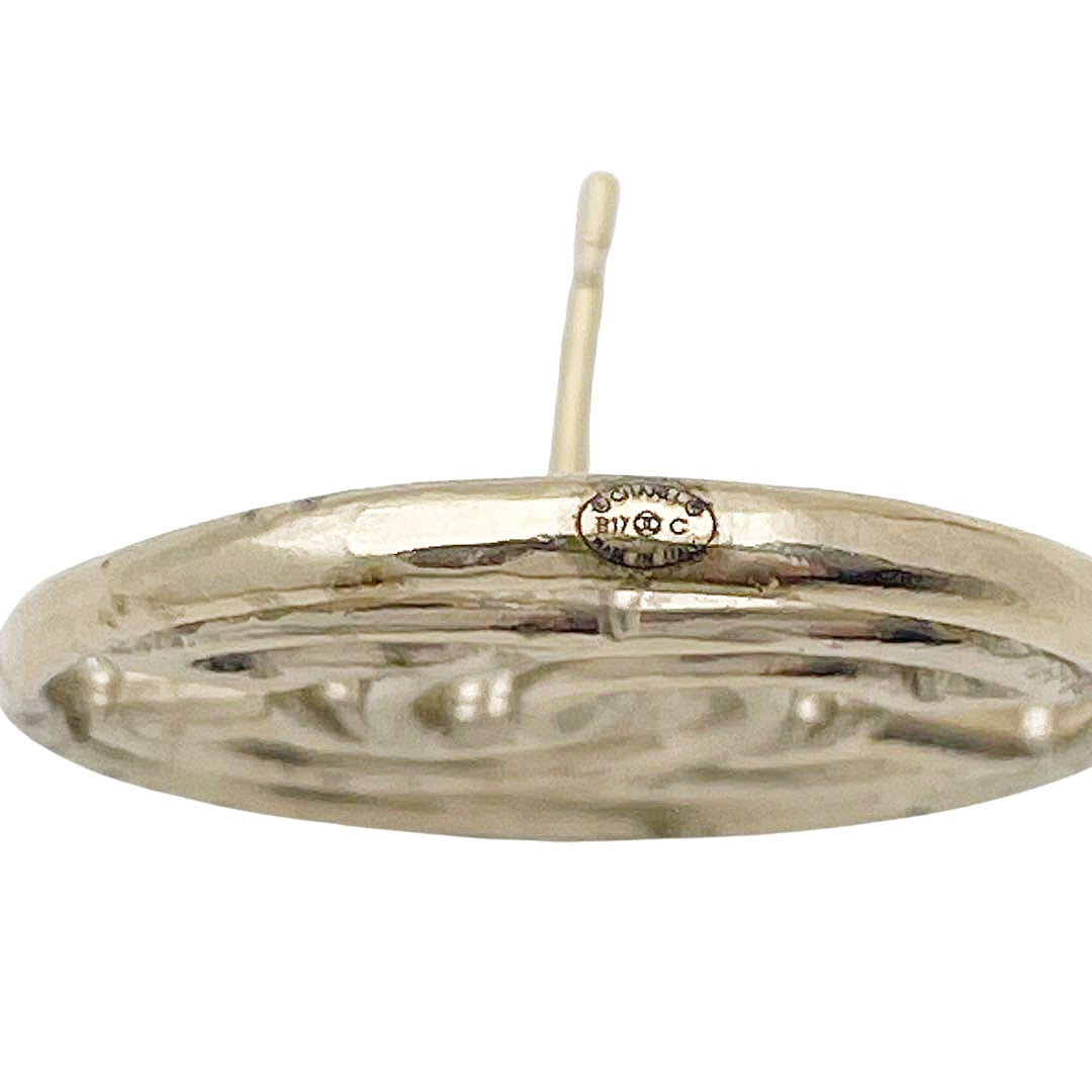 CHANEL シャネル サークルピアス ココマーク B17C シャンパンゴールド