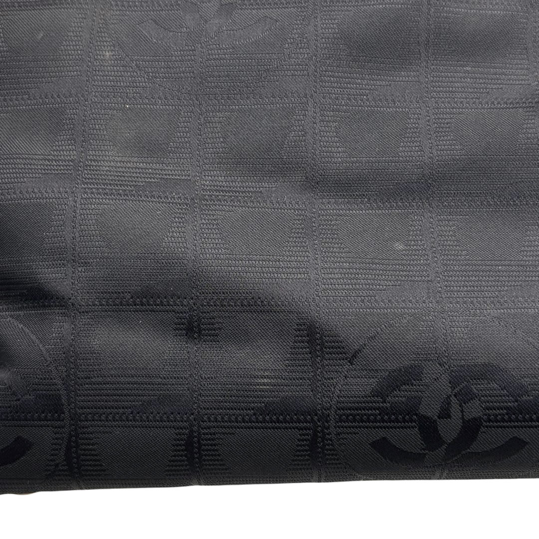 CHANEL シャネル トートバッグ ニュートラベルラインPM ナイロンキャンバス ブラック 8番台