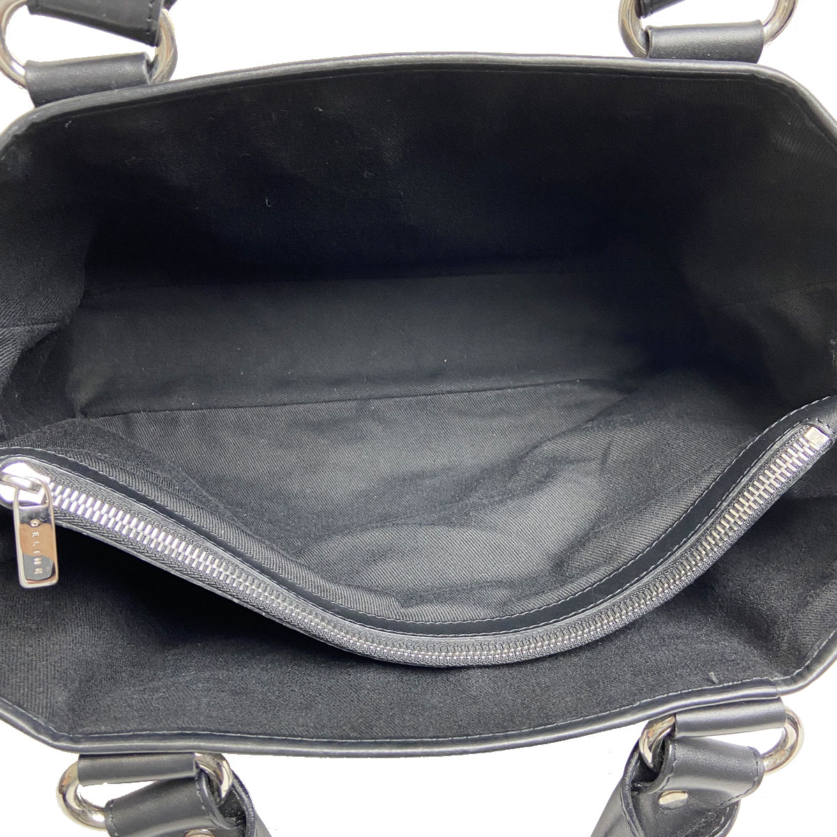 CELINE セリーヌ ブギーバッグ ハンドバッグ キャンバス レザー ブラック