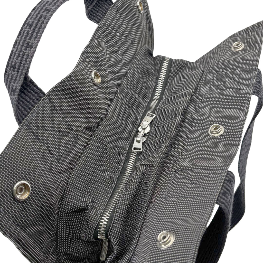 HERMES エルメス エールライン アドMM リュックサック バックパック キャンバス グレー