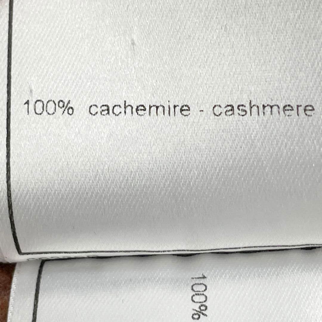 CHANEL シャネル ポンチョ ケープ ショール ロゴ カシミヤ
