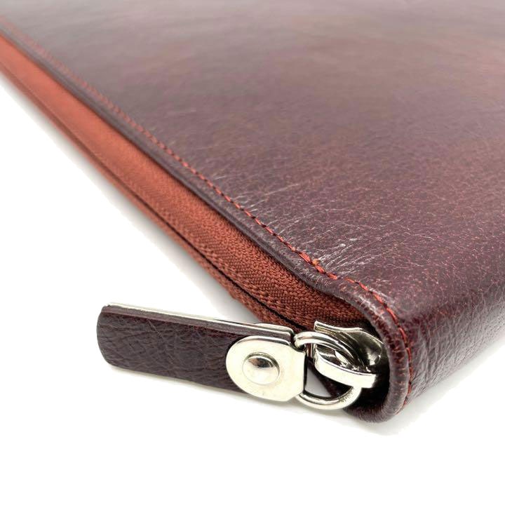 Maison Martin Margiela メゾンマルタンマルジェラ iPad アイパッドケース クラッチバッグ レザー ブラウン系