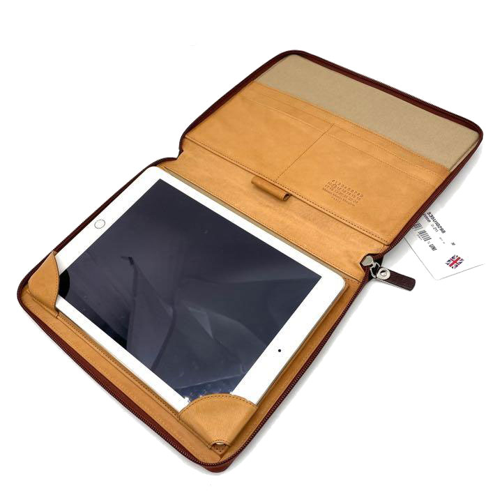 Maison Martin Margiela メゾンマルタンマルジェラ iPad アイパッドケース クラッチバッグ レザー ブラウン系