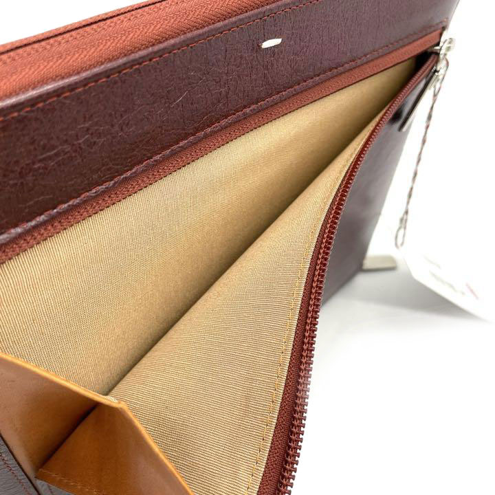Maison Martin Margiela メゾンマルタンマルジェラ iPad アイパッドケース クラッチバッグ レザー ブラウン系