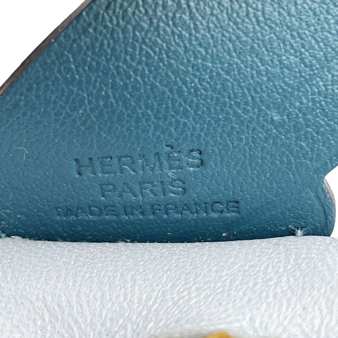 HERMES エルメス ロデオチャームPM ペガサス アニョーミロ ブルーブリュム/セサミ/ヴェールボスフォール Z刻印