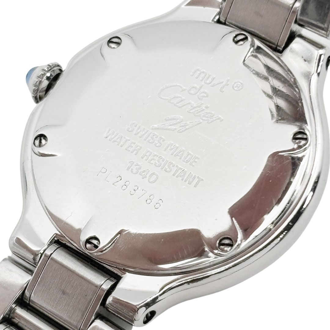 Cartier カルティエ レディース腕時計 マスト21 ヴァンティアン 1340 QZ SS シルバー W10109T2