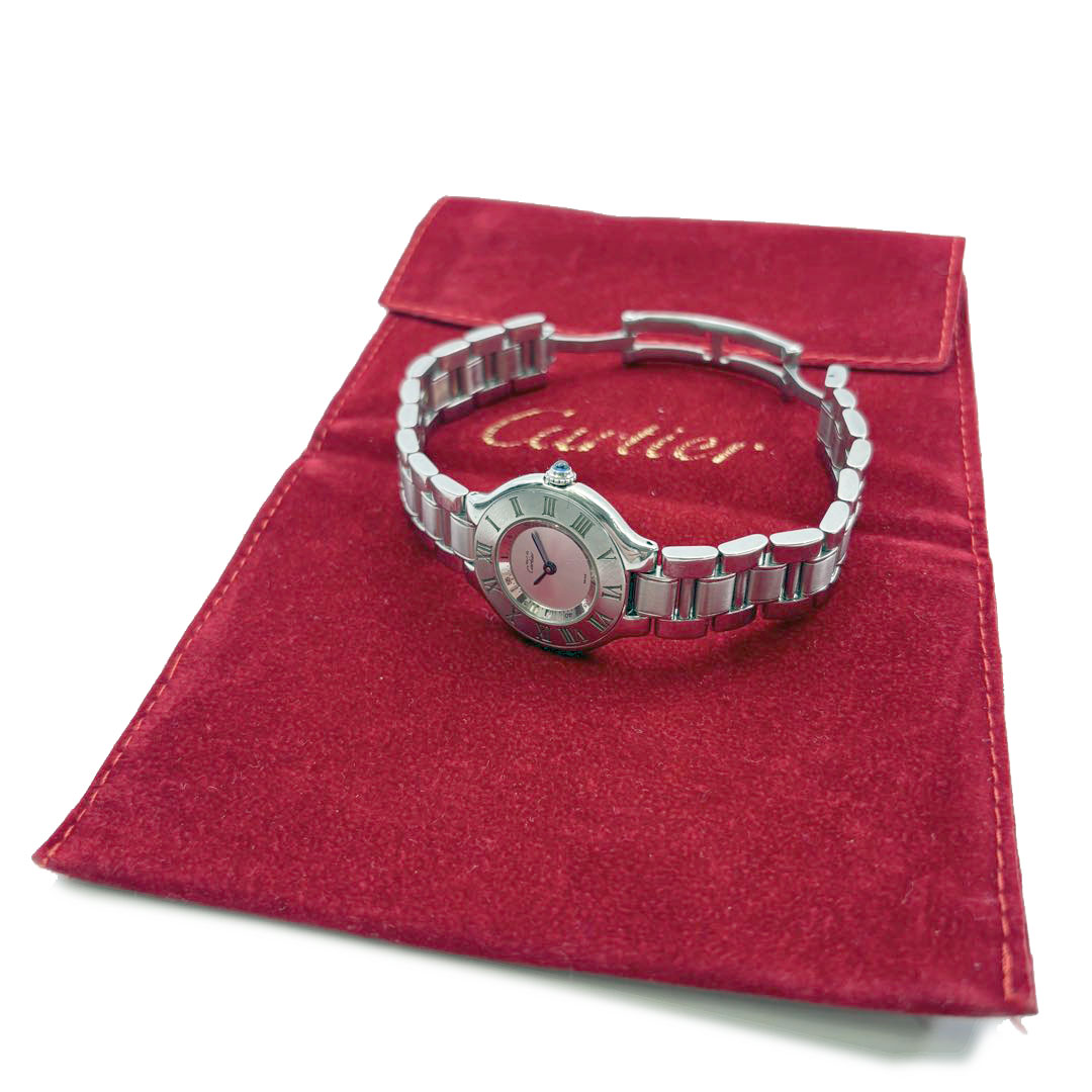 Cartier カルティエ レディース腕時計 マスト21 ヴァンティアン 1340 QZ SS シルバー W10109T2