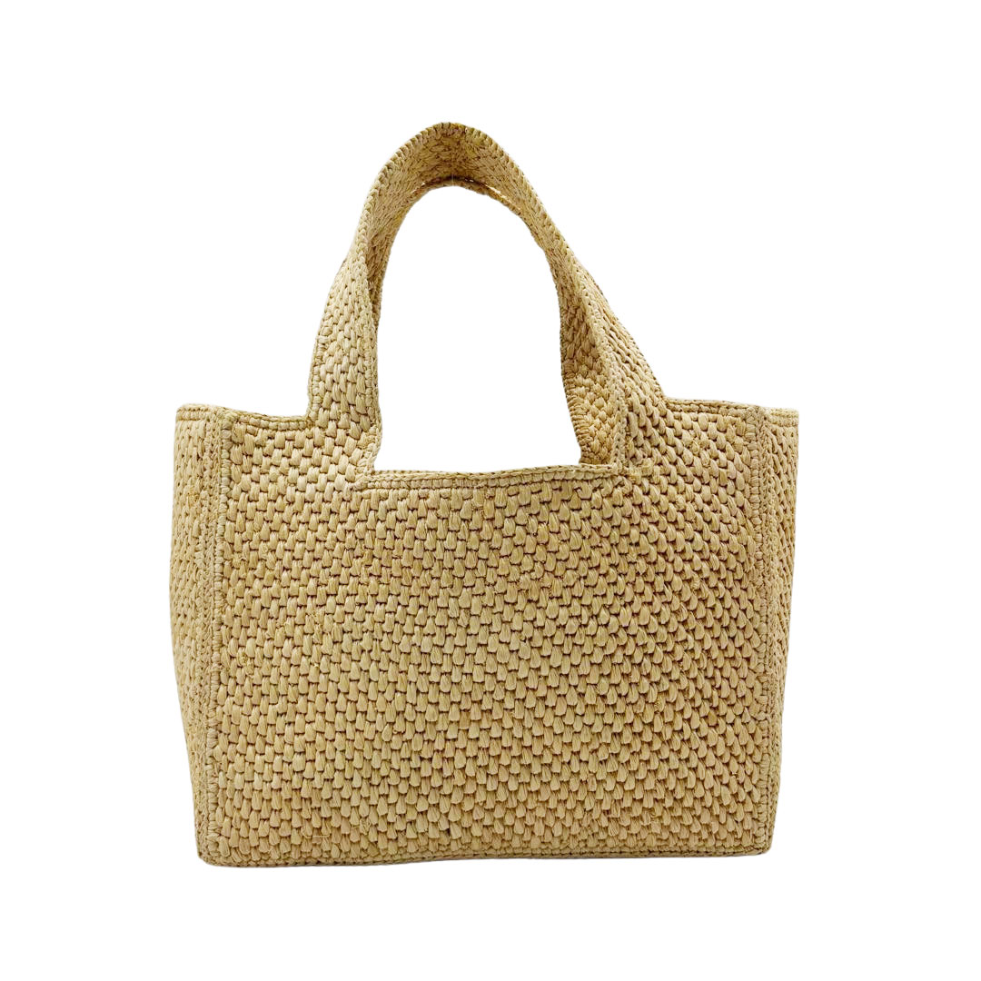 LOEWE ロエベ フォント 2WAYトートバッグ スモール ラフィア ナチュラル A685B59X03