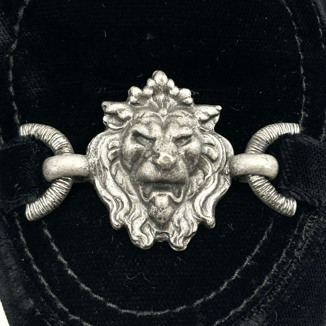 CHANEL シャネル フラットパンプス ライオンエンブレム ベルベット ブラック 36C(約23cmくらい) 