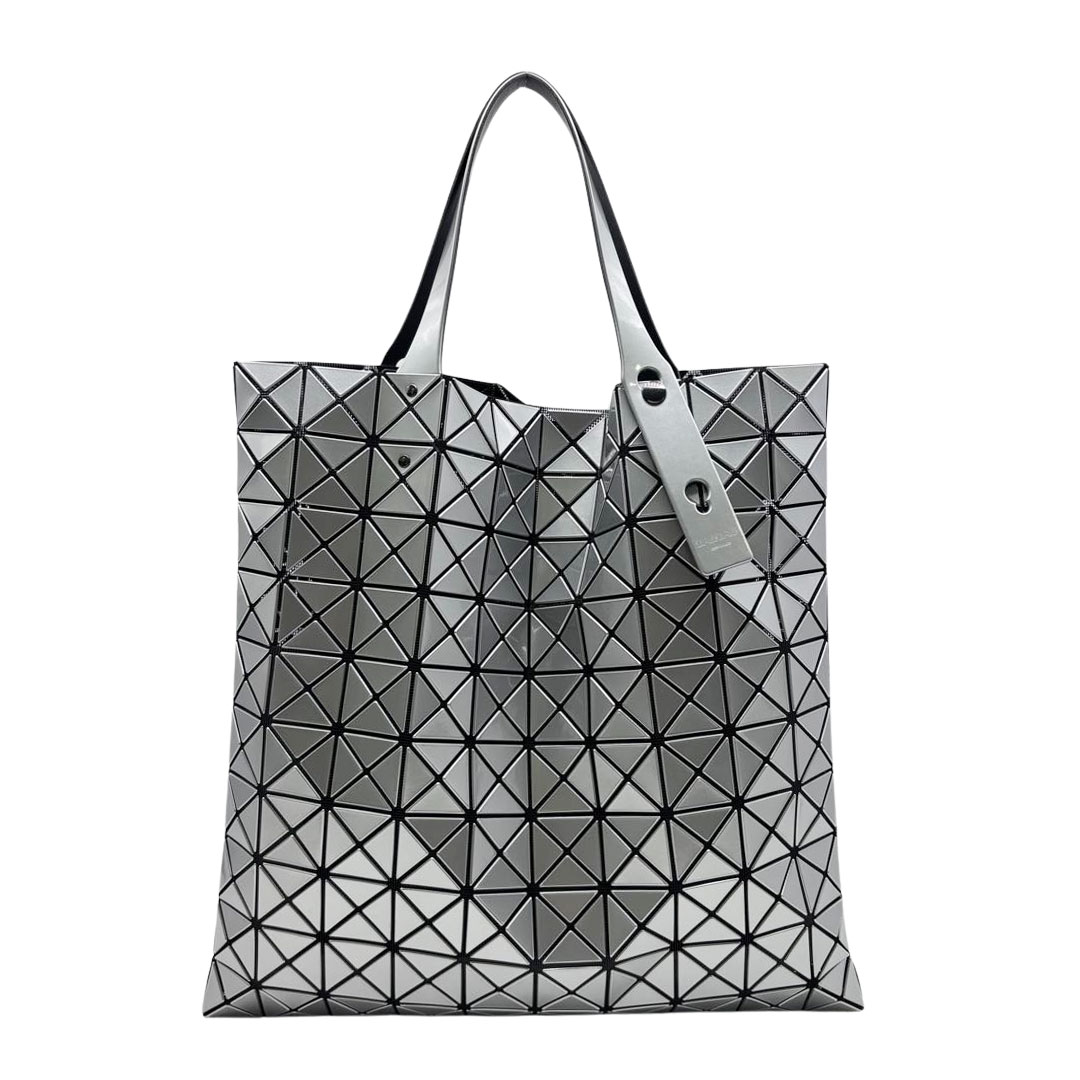 ISSEY MIYAKE BAOBAO イッセイミヤケ バオバオ プリズム トートバッグ 10×10 シルバー BB53AG043