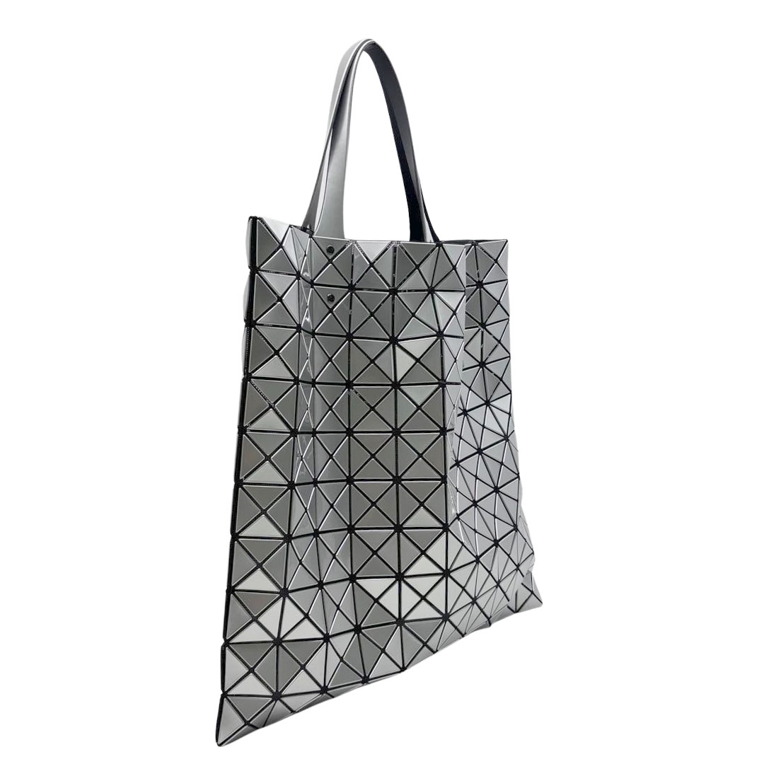 ISSEY MIYAKE BAOBAO イッセイミヤケ バオバオ プリズム トートバッグ 10×10 シルバー BB53AG043