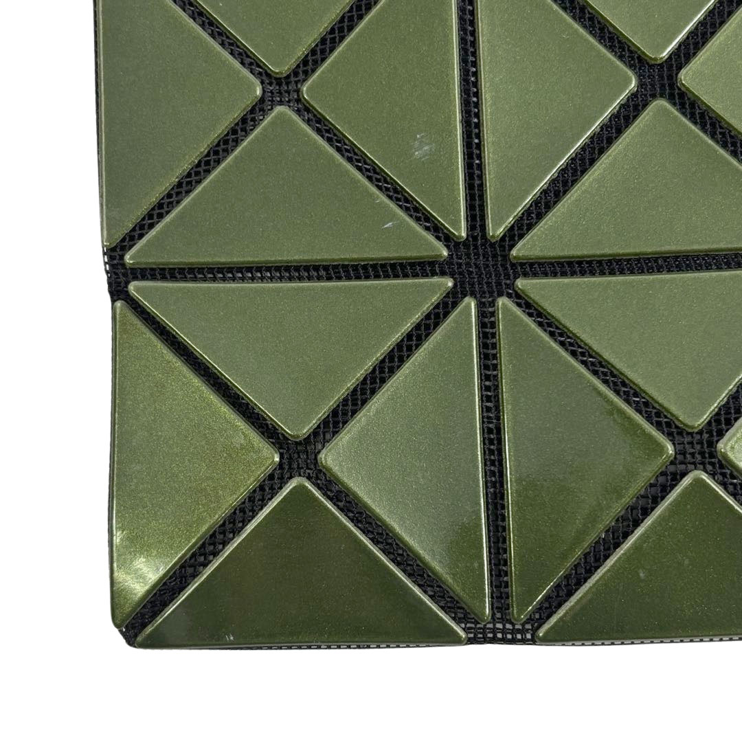 ISSEY MIYAKE BAOBAO イッセイミヤケ バオバオ ルーセント トートバッグ 6×6 グリーン系 BB33-AG283