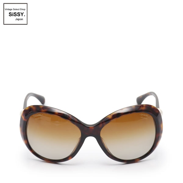 □シャネル□ ココマーク サングラス べっ甲柄 フェイクパール