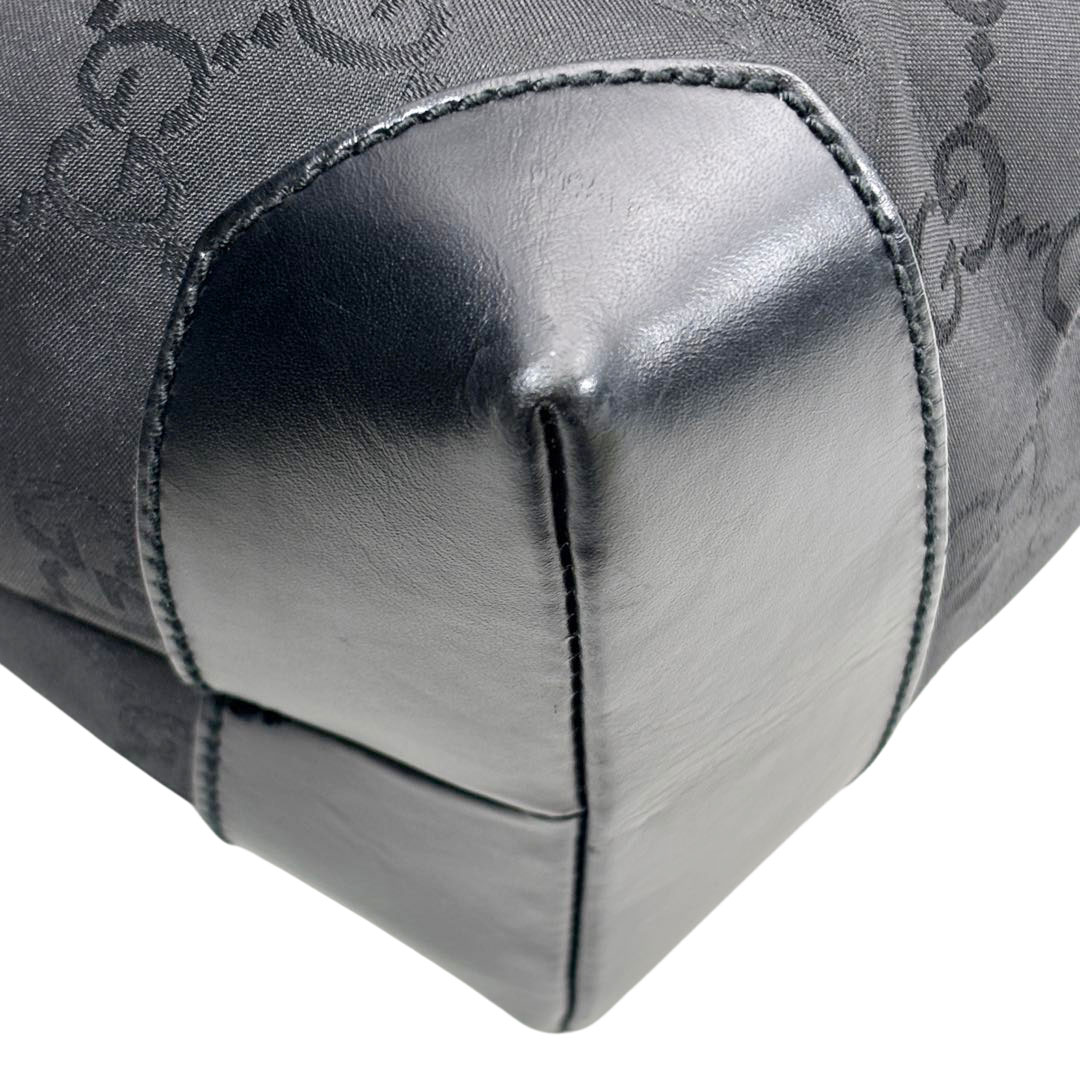 Gucci グレー ブラック トートバッグ GUCCI (グッチ) インターロッキング トートバッグ GC67415592TH