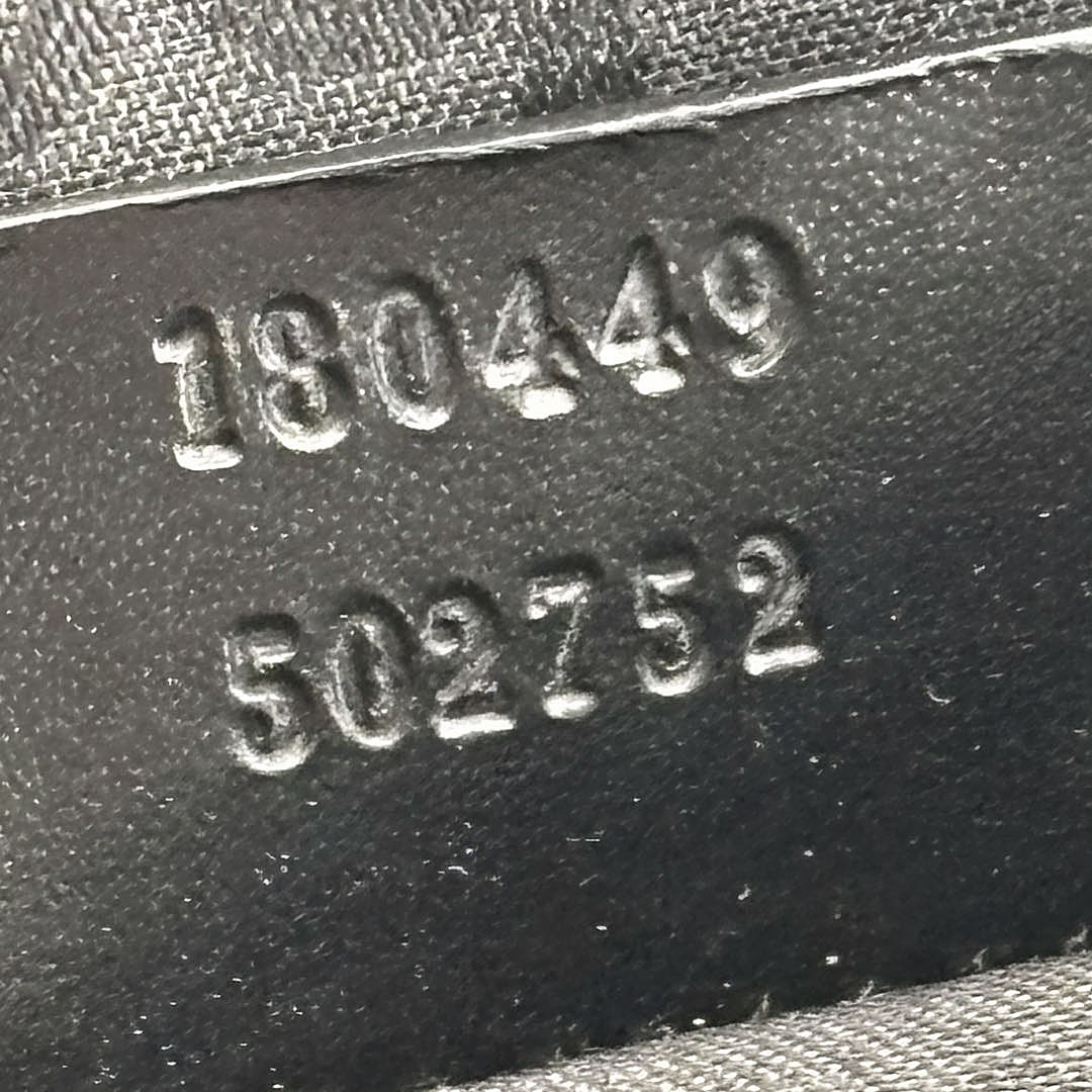 GUCCI グッチ トートバッグ GGナイロンキャンバス/レザー ブラック