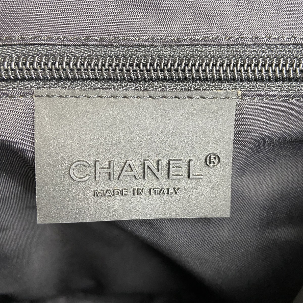 CHANEL シャネル リュックサック バックパック スポーツライン キャンバス グレー ブラック 10番台(2006年頃製造)