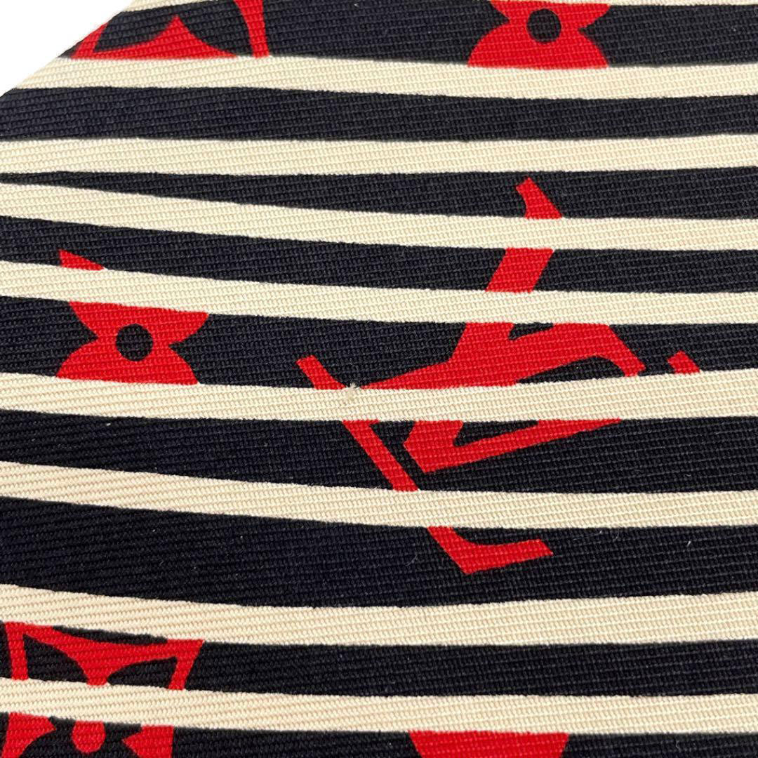 LOUIS VUITTON ルイヴィトン スカーフ バンドー アルメイジング モノグラム ブラック レッド ベージュ M75854