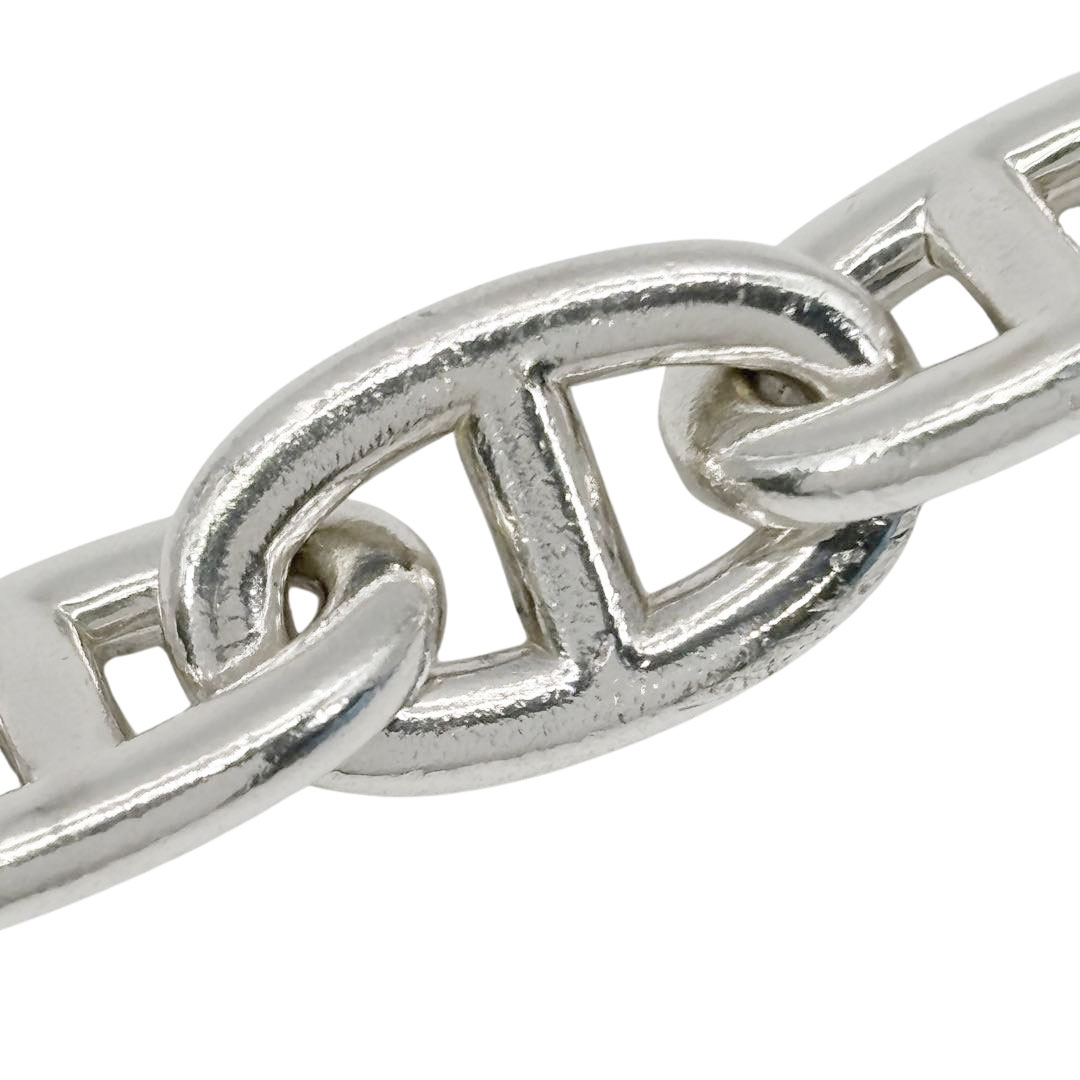 HERMES エルメス ブレスレット シェーヌダンクルTGM 12コマ Ag925 シルバー 107.1g 20G229224