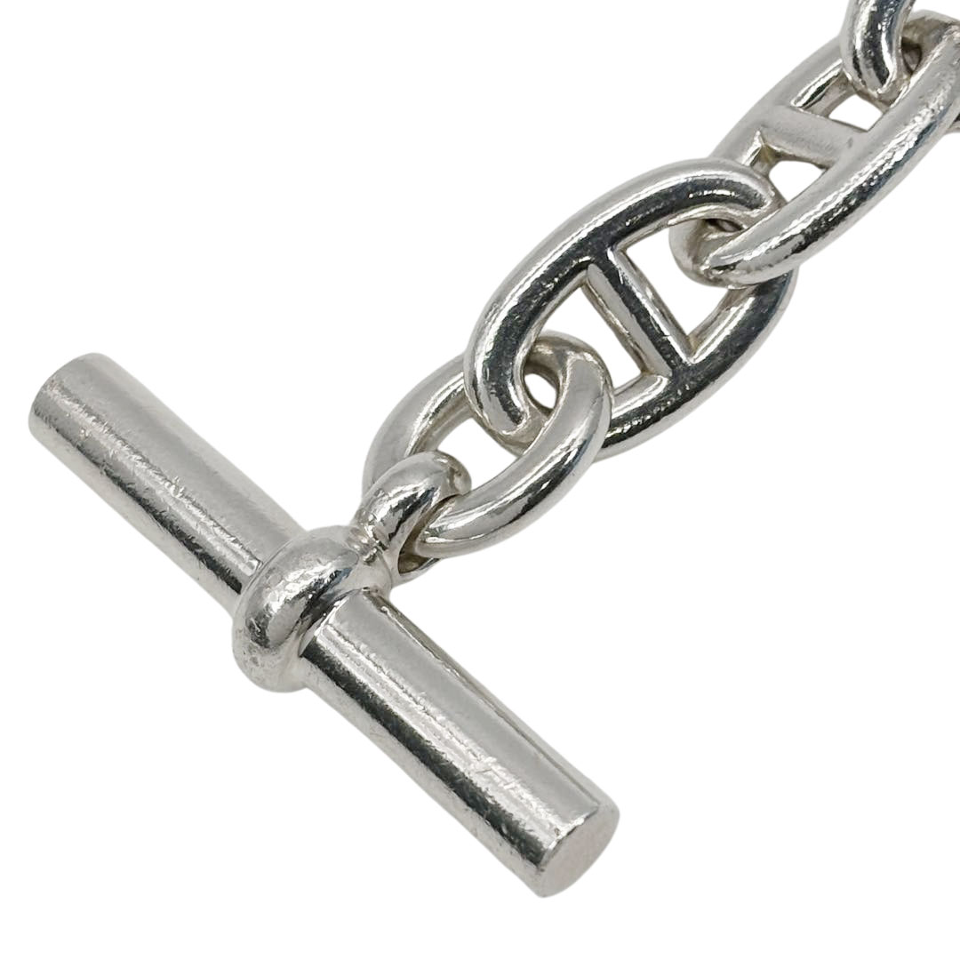 HERMES エルメス ブレスレット シェーヌダンクルTGM 12コマ Ag925 シルバー 107.1g 20G229224