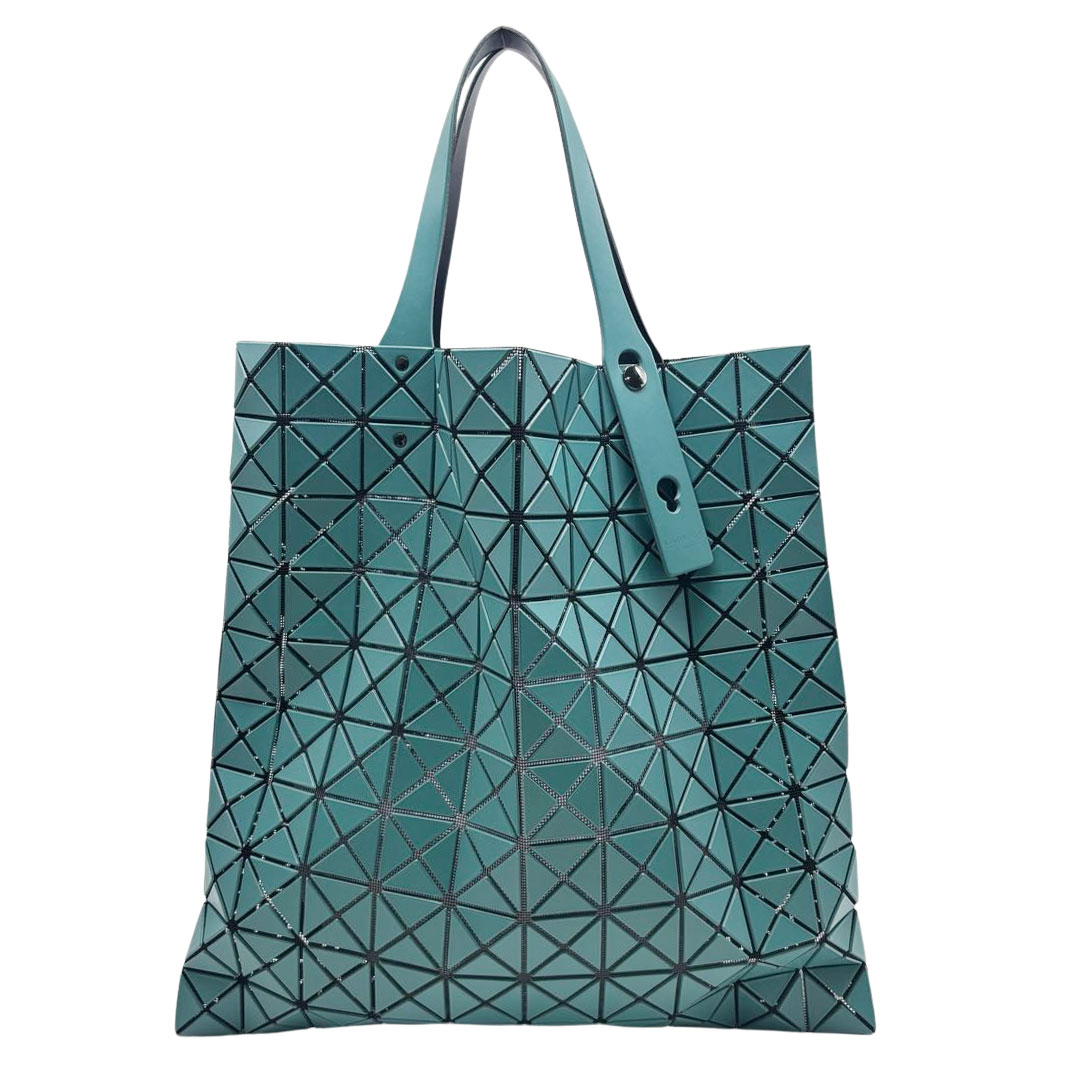 ISSEY MIYAKE BAOBAO イッセイミヤケ バオバオ プリズムマット トートバッグ 10×10 ブルーグリーン BB33AG513