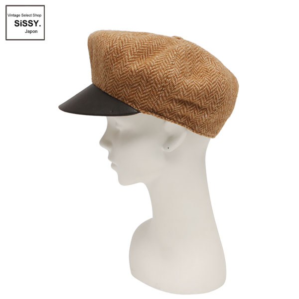 ■エルメス■ キャスケット 帽子 ウール カシミヤ ベージュ ダークブラウン 【HERMES】