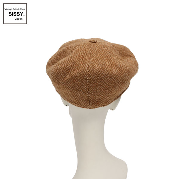 ■エルメス■ キャスケット 帽子 ウール カシミヤ ベージュ ダークブラウン 【HERMES】