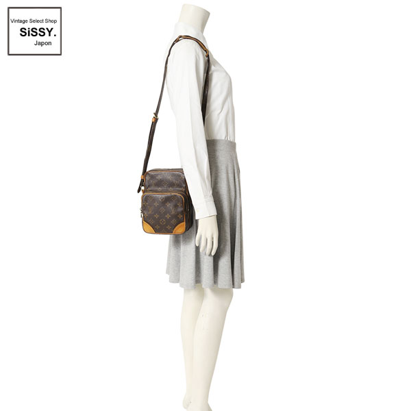 ■ルイ・ヴィトン■ モノグラム アマゾン ショルダーバッグ PVC レザー ブラウン M45236 【LOUIS VUITTON】