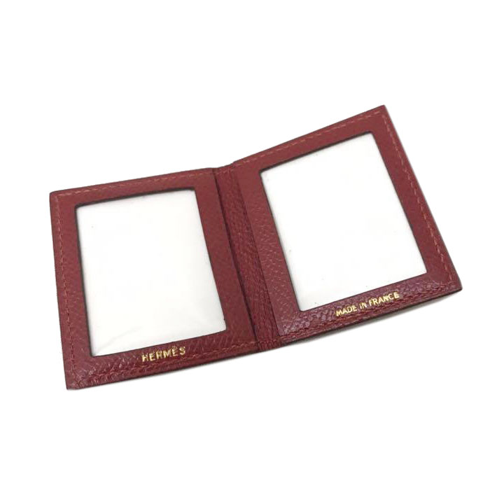 ■エルメス■ ミニフォトケース ルージュ クシュベル 【HERMES】