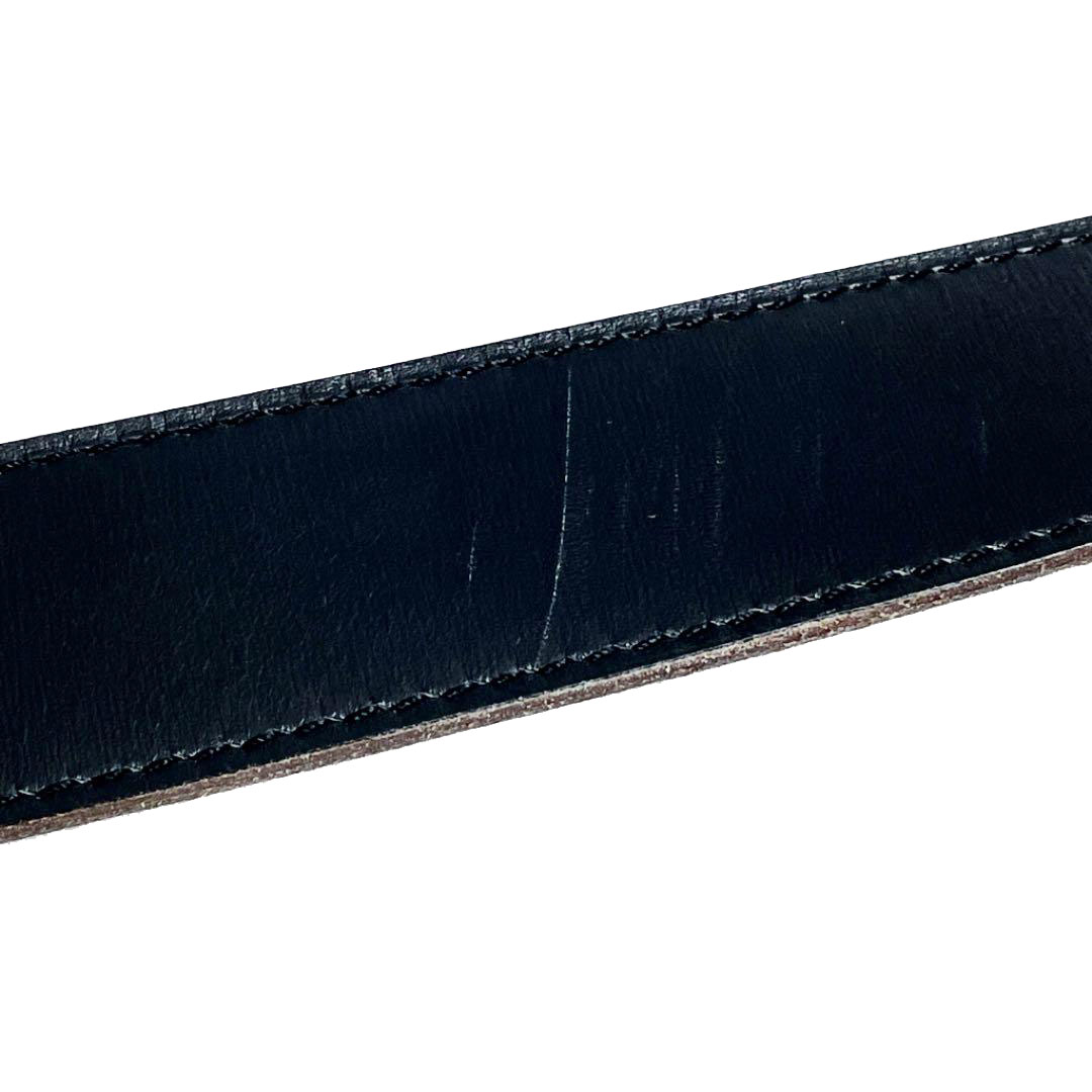 HERMES エルメス コンスタンス Hベルト 80 レザー リバーシブル ブラック ブラウン ゴールド金具 □H刻印（2004年頃製造）