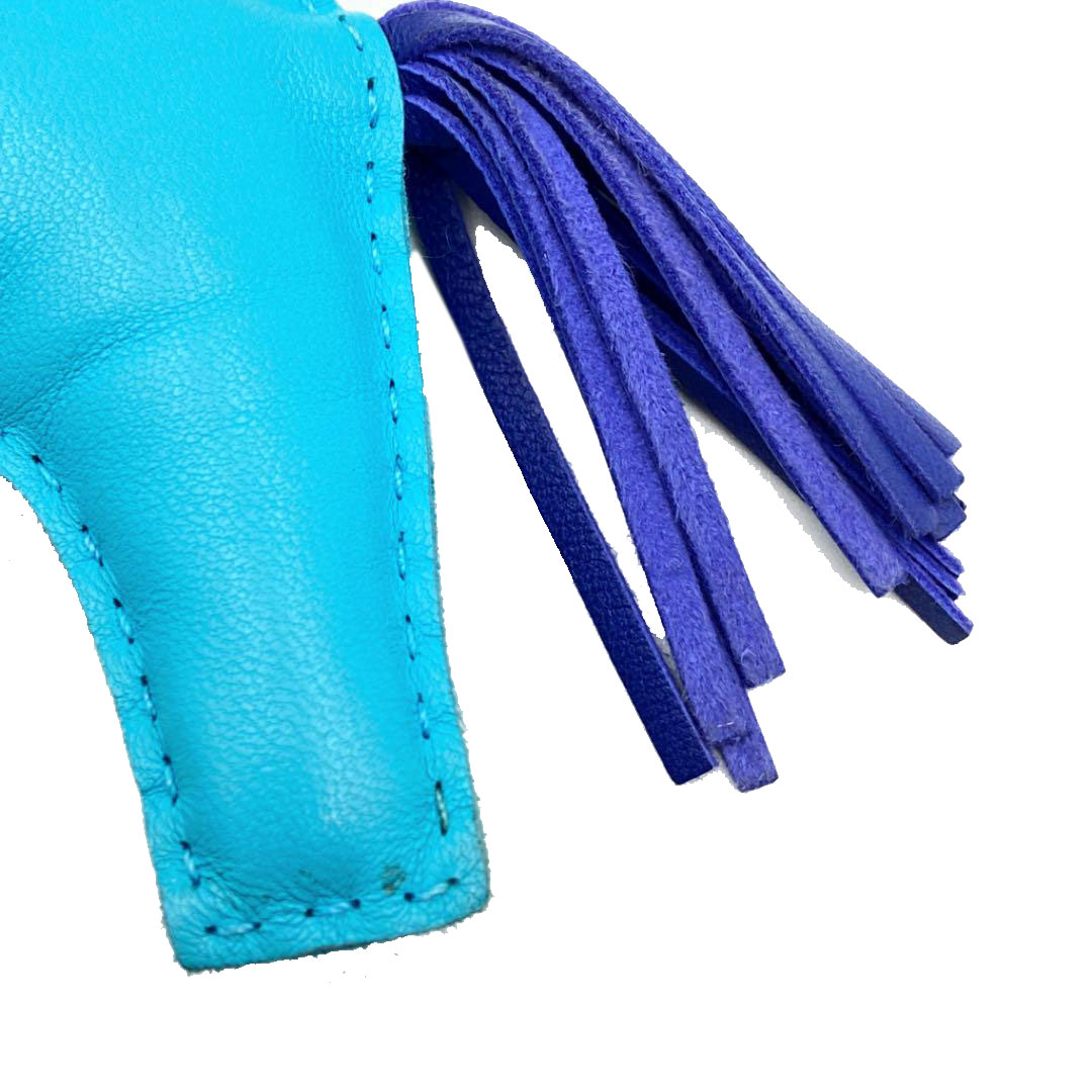 HERMES エルメス バッグチャーム ロデオMM アニューミロ ブルーアズテック ブルーエレクトリック フー