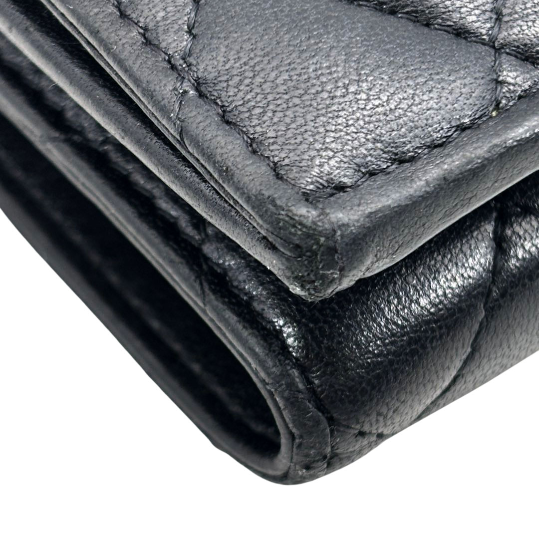 CHANEL シャネル 三つ折り財布 クラシック スモールフラップ
