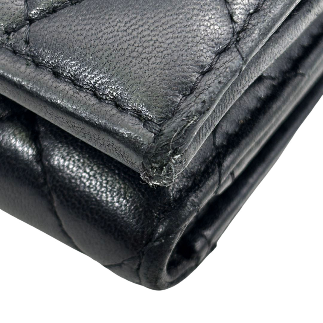 CHANEL シャネル 三つ折り財布 クラシック スモールフラップ