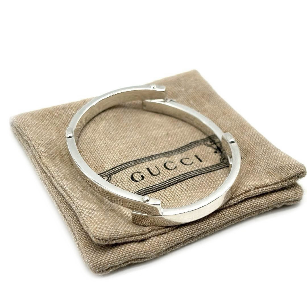 GUCCI グッチ シルバーブレスレット バングル 925