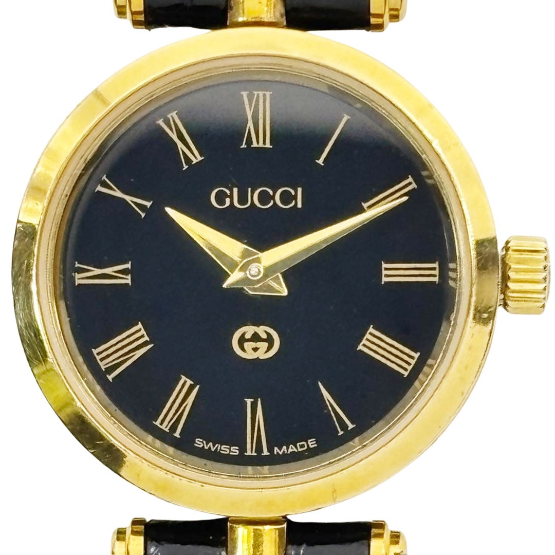 GUCCI グッチ レディース腕時計 QZ シェリーライン 2000L GP/レザー