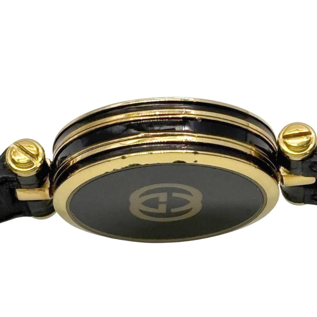 GUCCI グッチ レディース腕時計 QZ シェリーライン 2000L GP/レザー