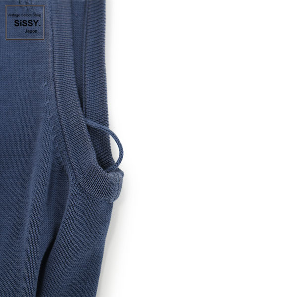 ■シャネル■ ココボタン ニットワンピース コットン ネイビー 34(XS) 【CHANEL】