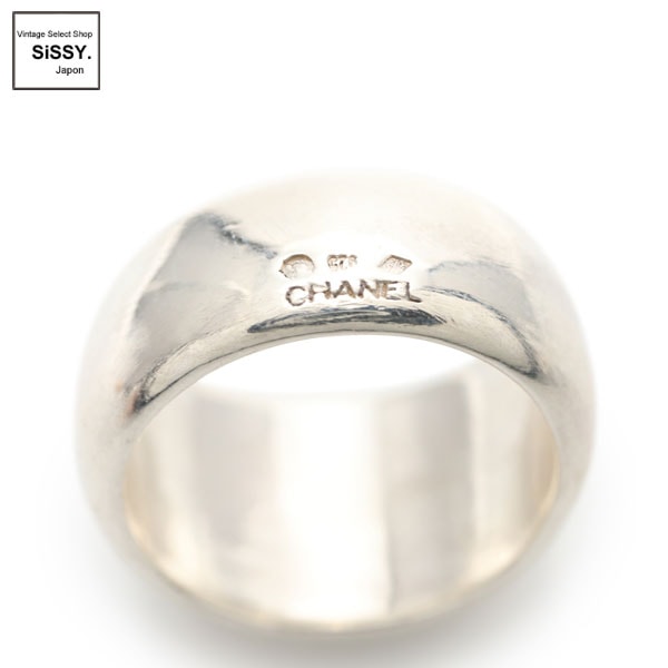 ■シャネル■ リング 指輪 SV925 シルバー ロゴ 約13号 【CHANEL】