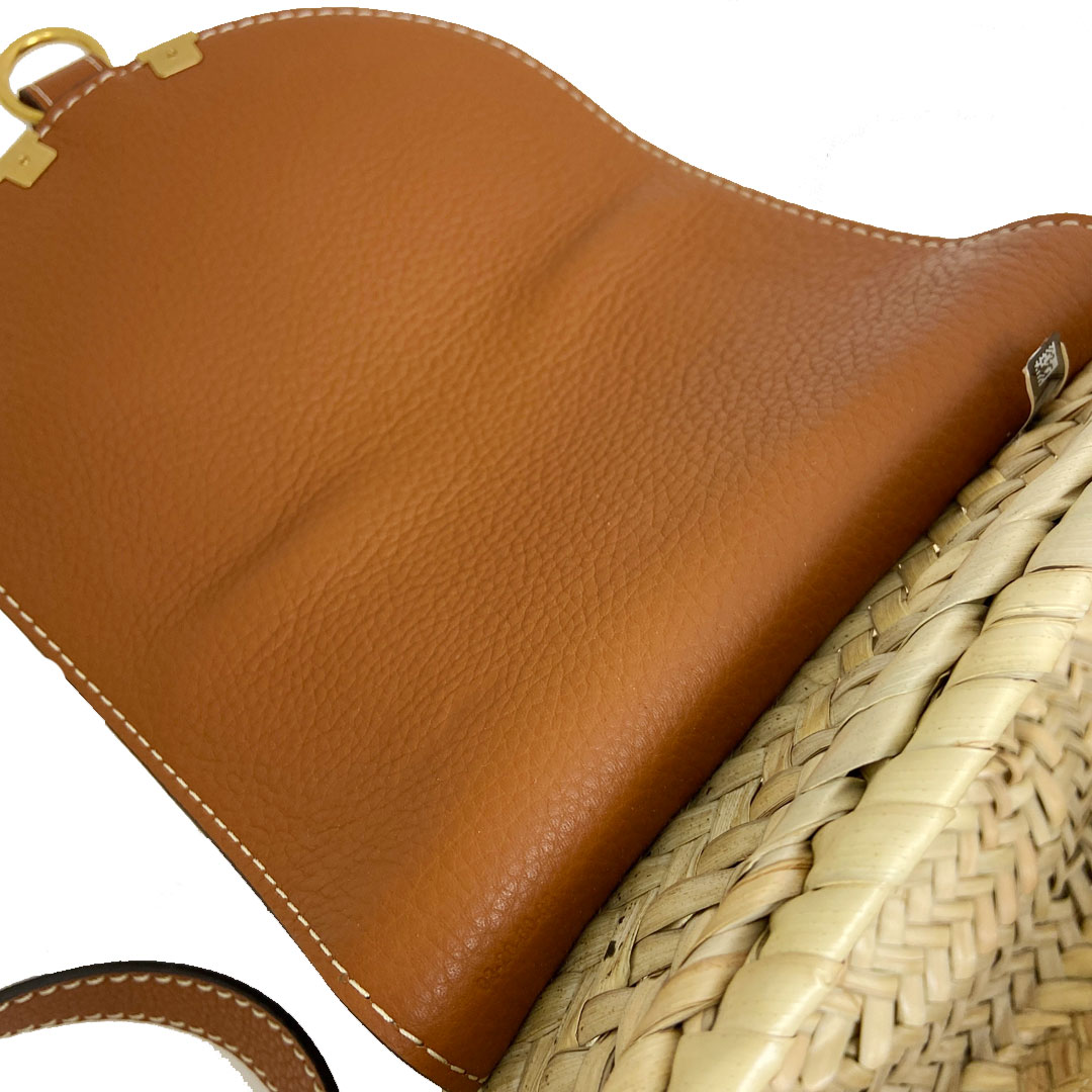 Chloe クロエ マーシー かごショルダーバッグ スモール ナチュラル ブラウン