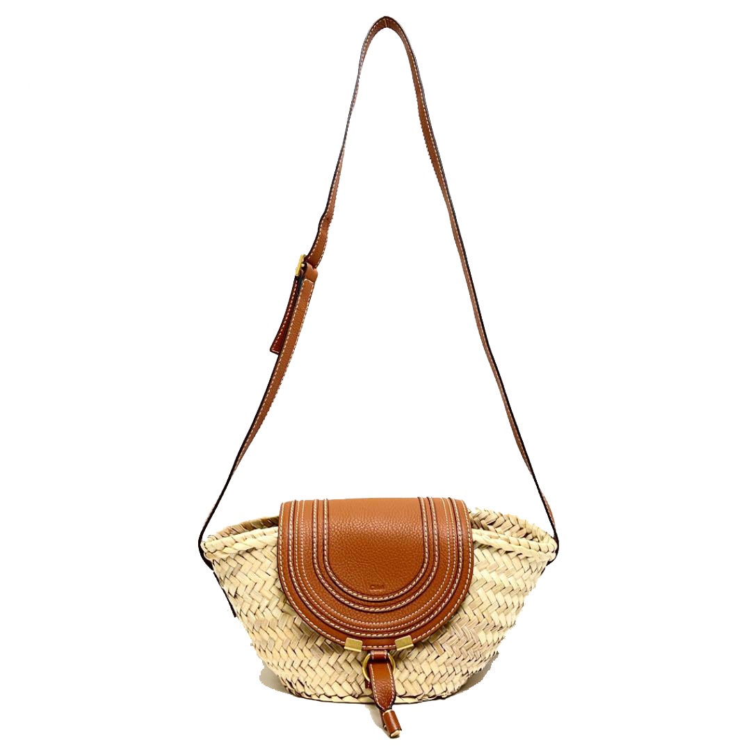 Chloé 型ショルダーバッグ ピンクベージュ　marcie Chloé 型ショルダーバッグ ピンクベージュmarcie