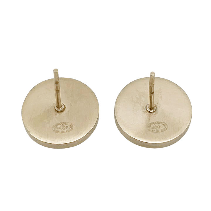 CHANEL シャネル ラウンドピアス カメリア ココマーク ピンク ゴールド 06P