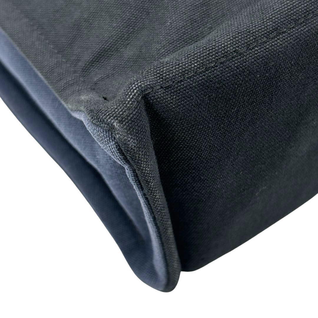 HERMES エルメス トートバッグ フールトゥMM キャンバス ネイビー/ブラック