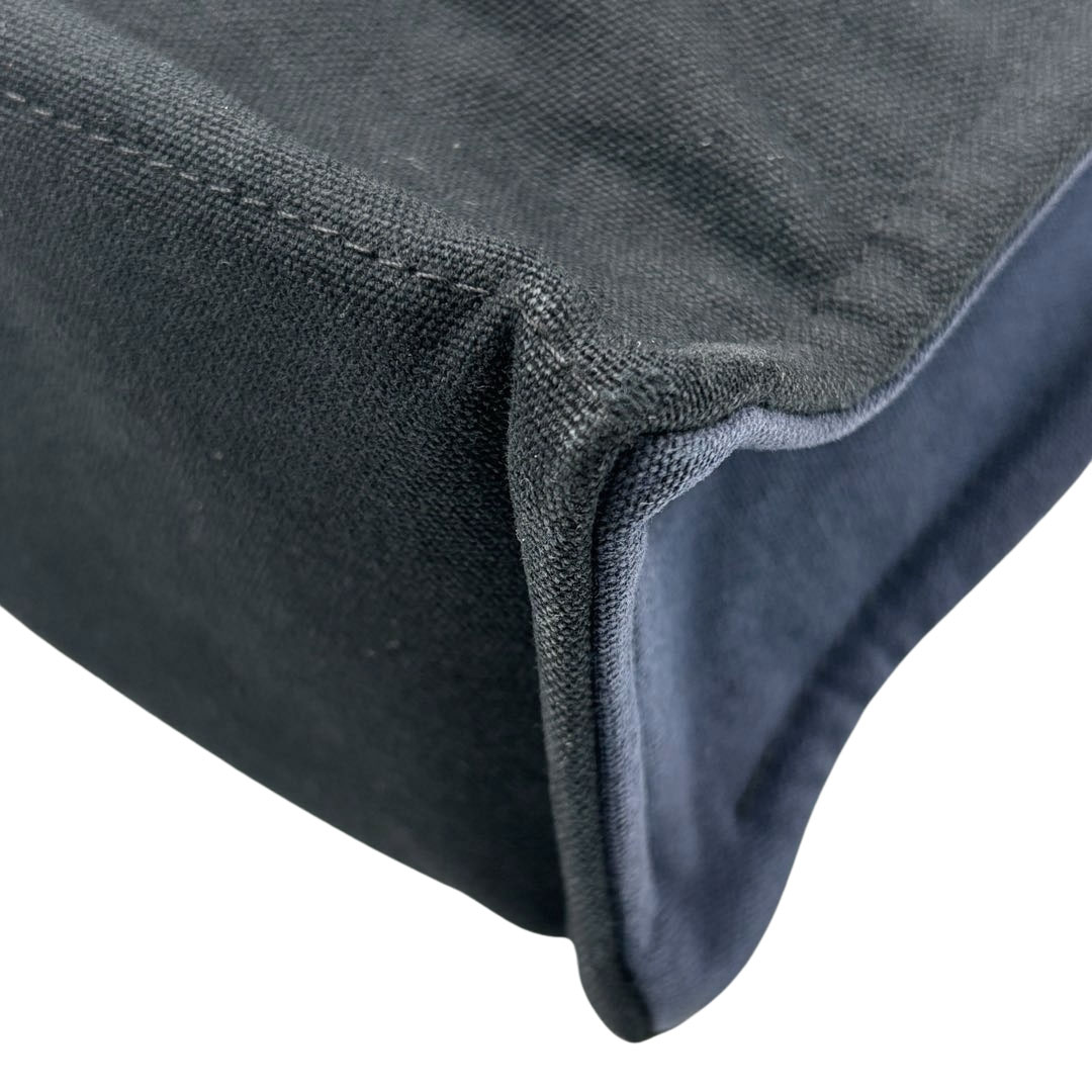 HERMES エルメス トートバッグ フールトゥMM キャンバス ネイビー/ブラック